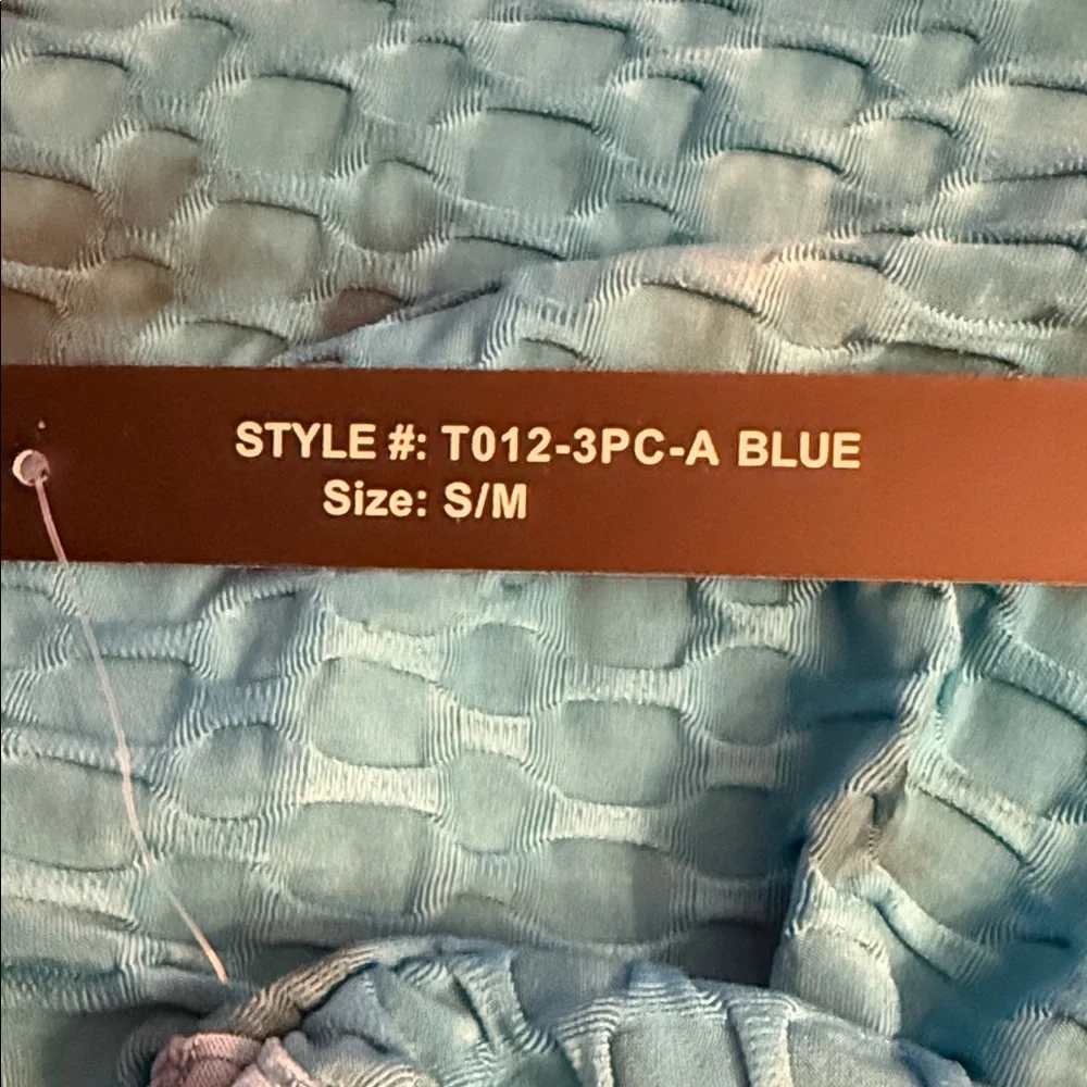 New Mix 3 piece Blue and Black Leggings Set - Picture 8 of 8